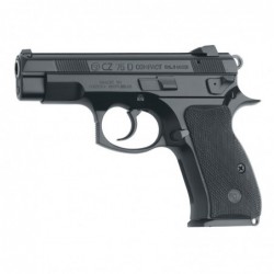 View 1 - CZ 75 D PCR Compact, Semi-Automatic, DA/SA, Compact, 9MM, 3.75" Cold Hammer Forged Barrel, Alloy Frame, Black Finish, Rubber Gr
