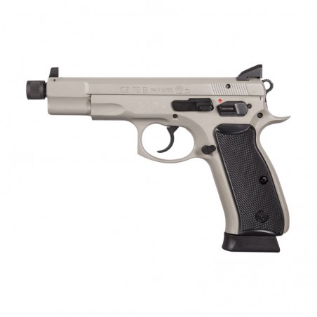 CZ 75 B Omega, Semi-Automatic, DA/SA, Full Size, 9MM, 5.21" Cold Hammer Forged Threaded Barrel, Steel Frame, Urban Grey Finish,