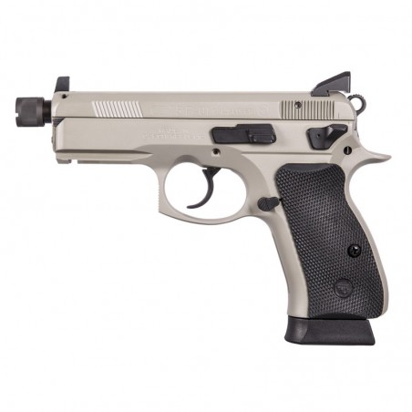 CZ P-01 Omega, Semi-Automatic, DA/SA, Compact, 9MM, 4.4" Cold Hammer Forged Threaded Barrel, Alloy Frame, Urban Grey Finish, Ni