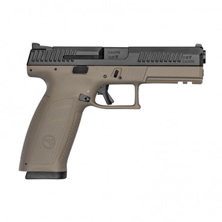 CZ P-10F, 9MM, 4.5" Barrel, Polymer Frame And Grips, Trigger Safety, Full Size, Night Sights, Semi-automatic, 19Rd, Striker Fir