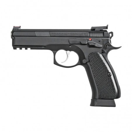 CZ 75 SP-01 Shadow Target II, Semi-Automatic, DA/SA, Full Size, 9MM, 4.6" Cold Hammer Forged Barrel, Steel Frame, Black Finish,