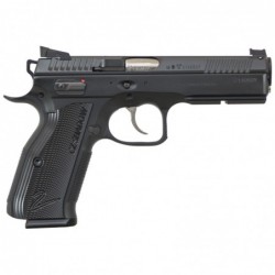 View 1 - CZ AccuShadow 2, Double Action/Single Action Full Size Pistol, 9MM, 4.86" Barrel, Steel Frame, Black Finish, ARS & FO, Ambidext