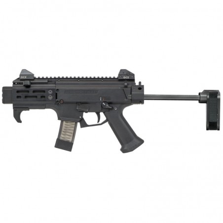 CZ SCORPION EVO 3 S2, Semi- Automatic, 9MM, 4" Barrel, Polymer Frame, Black Finish, 2 Magazines, 20rd 91348