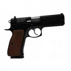 View 2 - CZ 97B, Semi-automatic, DA/SA, Full Size, 45 ACP, 4.5" Cold Hammer Forged Barrel, Steel Frame, Black Finish, Wood Grips, 2-10Rd