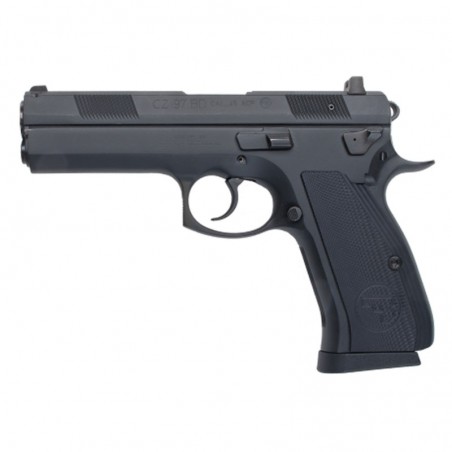 CZ 97BD, Semi-Automatic, DA/SA, Full Size, 45ACP, 4.65" Cold Hammer Forged Barrel, Steel Frame, Black Finish, Decocker, Aluminu