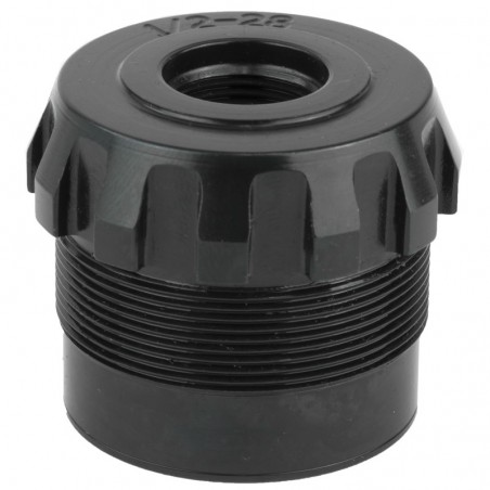 Dead Air Armament Ghost Fixed Mount, 1/2 x 28 RH, Black Finish DA410