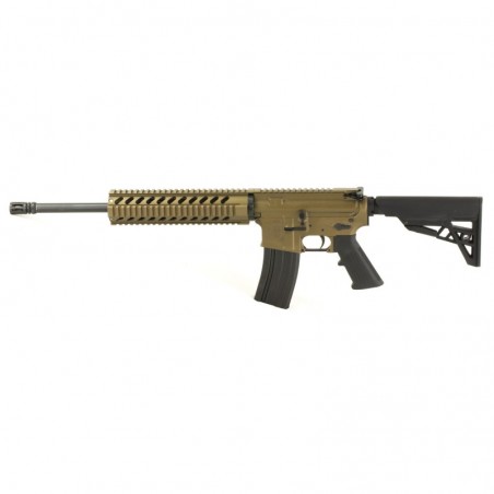 Diamondback DB15CCBB, Semi-automatic Rifle, 223 Rem/556NATO, 16" Barrel, 1:9 Twist, Burnt Bronze Finish, 6 Position Stock, 30Rd