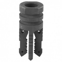 View 2 - Doublestar Corp. DSC Cayman Flash Hider, 1/2 x 28 RH, For AR15, Stainless Steel DS470