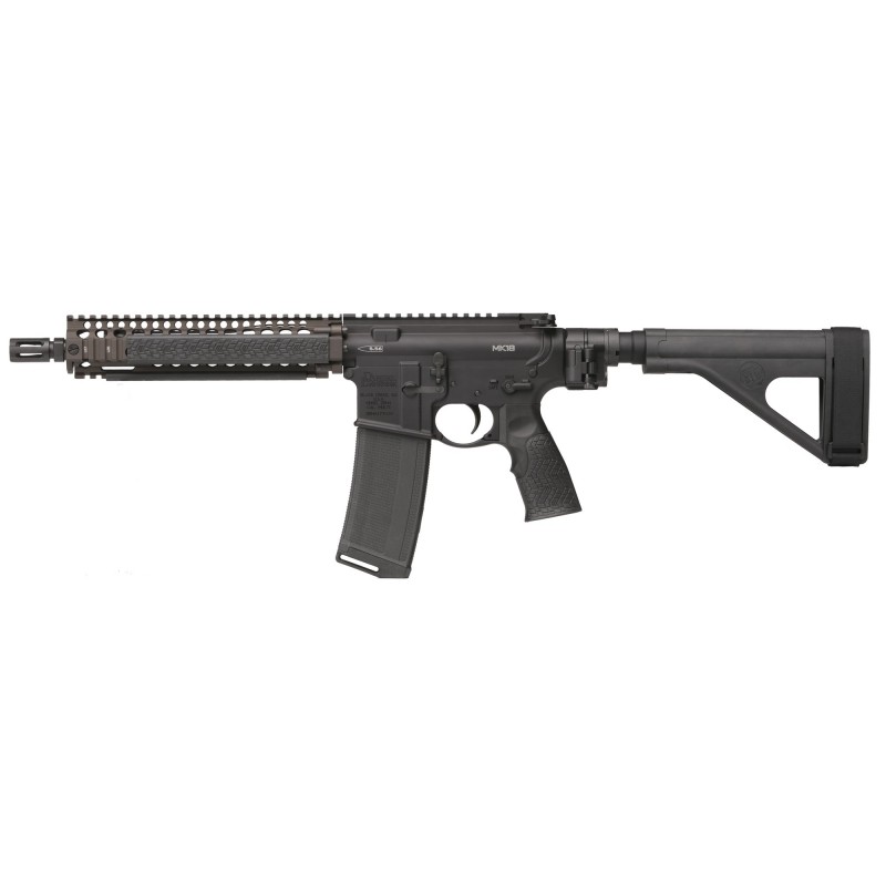 Daniel Defense MK18, Semi-automatic Pistol, 223 Rem/556NATO, 10.3" Cold Hammer Forged Barrel, Aluminum Frame, Flat Dark Earth F