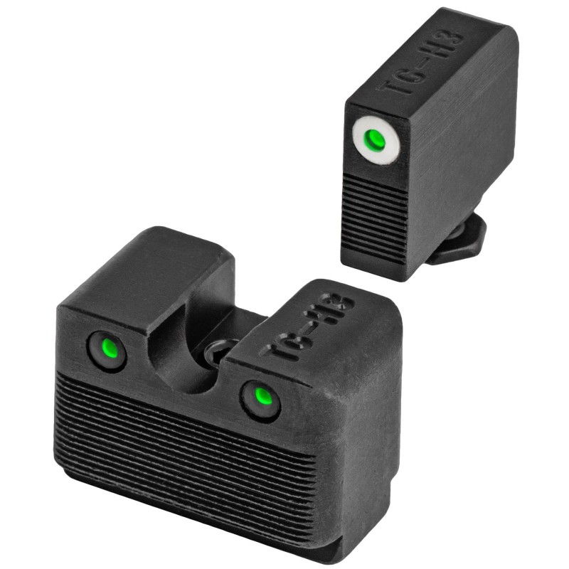 Truglo Tritium Pro Brite Site Day / Night Sight Set For Glock Low M.O.S.