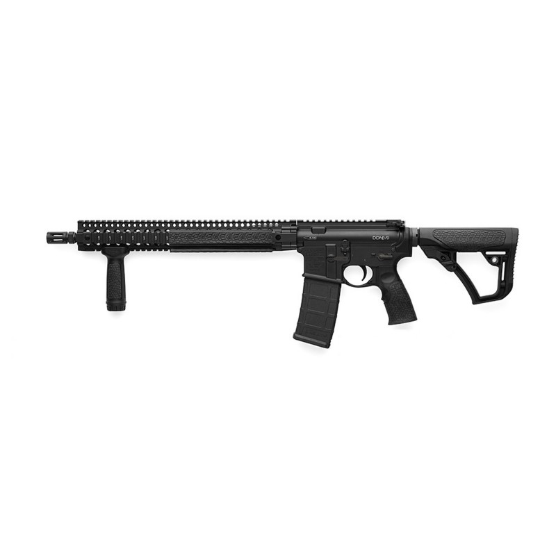 Daniel Defense V9 Semi-automatic AR, 223 Rem/556NATO, 32Rd, 16" Hammer Forged Barrel, Black Finish, Daniel DefenseFurniture, 1-