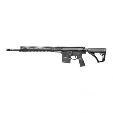 Daniel Defense DD5 V4-CC, Semi-automatic, 762 NATO/ 308 WIN, 18" Barrel, 1:11" Twist, Black Finish, Daniel Defense Stock, MLOK