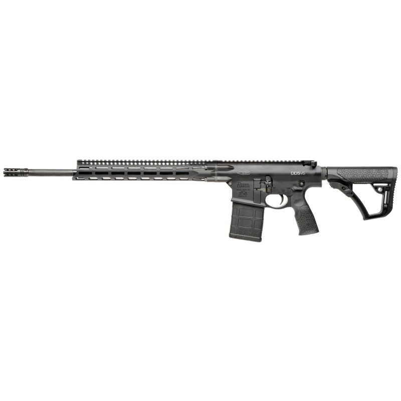 Daniel Defense DD5 V5, Semi-automatic, 6.5 Creedmoor, 20" Barrel, 1:8 Twist, Black Finish, Daniel Defense Furniture, 1 Magazine