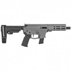 View 2 - Angstadt Arms UDP-9, Semi-automatic Pistol, 9MM, 6" Chrome Moly Barrel, 1:10 Twist, Aluminum Frame, Gray Finish, Magpul K2 Pist