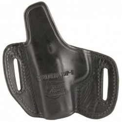 View 2 - Don Hume H721OT Holster, Fits S&W M&P Shield, Right Hand, Black, Leather J335835R
