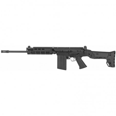 DS Arms SA58, Improved Battle Carbine, Semi-automatic, 308 Win/762NATO, 16" Barrel, Black Finish, BRS Folding Stock, Adjustable