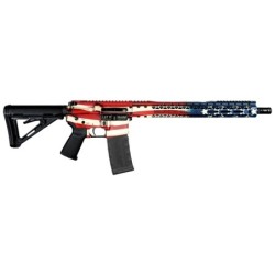 View 2 - Black Rain Ordnance SPEC15 Semi-automatic AR 223 Remington 556NATO 16" Red