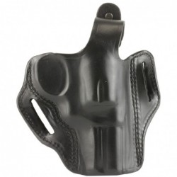 View 1 - DeSantis Gunhide Thumb Break Scabbard Belt Holster, Fits 3" S&W N, Right Hand, Black 001BA43Z0