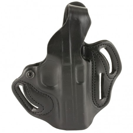 DeSantis Gunhide Thumb Break Scabbard Belt Holster, Fits S&W M&P 9/40, Right Hand, Black Leather 001BAM9Z0