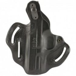 View 2 - DeSantis Gunhide Thumb Break Scabbard Belt Holster, Fits S&W M&P 9/40, Right Hand, Black Leather 001BAM9Z0