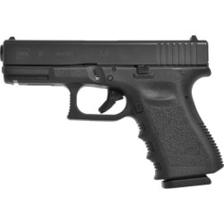 Glock 19 GEN 3 Semi-automatic Striker Fired Compact 9MM 4.02" Black Interchangeable 15Rd 3 Mags Fixed Sights G1915AUT Polymer M