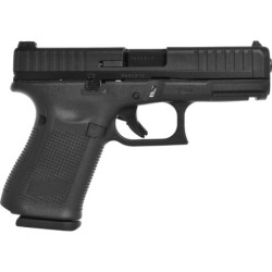 View 2 - Glock 44 Semi-automatic Striker Fired Compact 22 LR 4.02" Black Interchangeable 10Rd 2 Mags Threaded Fiber Optic Front Sight UA