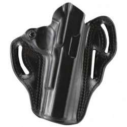 DeSantis Gunhide Speed Scabbard Belt Holster, Fits 1911 Government 5", Right Hand, Black Leather 002BA21Z0