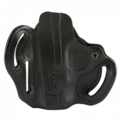View 2 - DeSantis Gunhide Speed Scabbard Belt Holster, Fits M&P45 Shield, Right Hand, Black Leather 002BA5EZ0