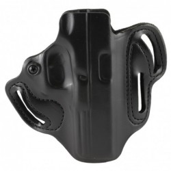 View 1 - DeSantis Gunhide Speed Scabbard Belt Holster, Fits Glock 17/22, Right Hand, Black Leather 002BAB2Z0