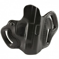 View 1 - DeSantis Gunhide Speed Scabbard Belt Holster, Fits S&W M&P 9/40 Compact, Right Hand, Black Leather 002BAL7Z0