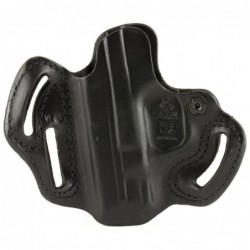 View 2 - DeSantis Gunhide Speed Scabbard Belt Holster, Fits S&W M&P 9/40 Compact, Right Hand, Black Leather 002BAL7Z0