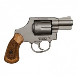 View 2 - Armscor 206 Double Action, 38 Special, 2", Alloy, Matte Nickel Finish, Wood Grips, Right Hand, Fixed Sights, 6 Rounds 51289