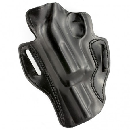 DeSantis Gunhide Speed Scabbard Belt Holster, Fits Taurus Judge 2 1/2" & 3" 3", Left Hand, Black Leather 002BBP5Z0