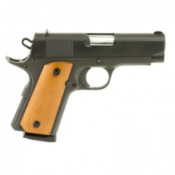 View 2 - Armscor Rock Island 1911, Compact, 45ACP, 3.5" Barrel, Alloy Frame, Parkerized Finish, Wood Grips, FixedSights, 1 Magazine, 7 R