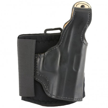 DeSantis Gunhide Die Hard Ankle Holster, Fits Sig P365, Right Hand, Black Leather 014PC8JZ0