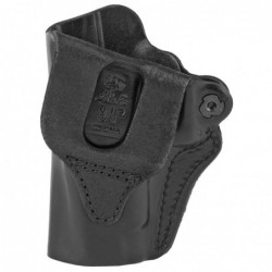 View 2 - DeSantis Gunhide 019, Mini Scabbard, Belt Holster, Right Hand, Black Leather, Fits Glock 48 019BA3NZ0