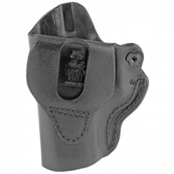 View 2 - DeSantis Gunhide Mini Scabbard Belt Holster, Fits Glock 19/19x/23/36/45, Right Hand, Black Leather 019BAB6Z0