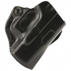 DeSantis Gunhide Mini Scabbard Belt Holster, Fits Glock 26/27/33, Right Hand, Black Leather 019BAE1Z0