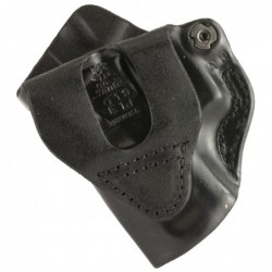 View 2 - DeSantis Gunhide Mini Scabbard Belt Holster, Fits Glock 26/27/33, Right Hand, Black Leather 019BAE1Z0