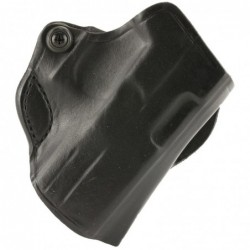 View 1 - DeSantis Gunhide Mini Scabbard Belt Holster, Fits Glock 26/30, Right Hand, Black Leather 019BAE8Z0