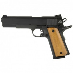 View 1 - Armscor Rock Island 1911, Full Size Pistol, 45ACP, 5" Barrel, Steel Frame, Parkerized Finish, Rubber & Wood Grips, Fixed Sights