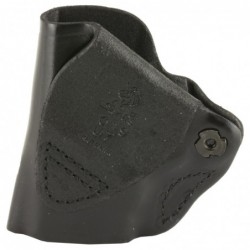 View 2 - DeSantis Gunhide Mini Scabbard Belt Holster, Fits S&W .380 Bodyguard With Laser, Right Hand, Black Leather 019BAU7Z0