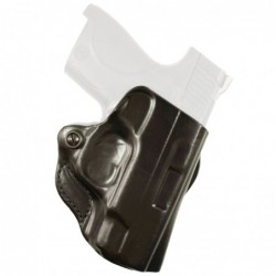 View 1 - DeSantis Gunhide Mini Scabbard Belt Holster, Fits S&W Shield Right, Hand, Black Leather 019BAX7Z0