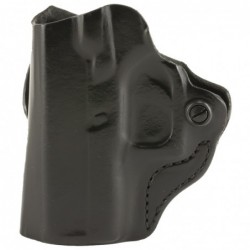 View 1 - DeSantis Gunhide Mini Scabbard Belt Holster, Fits Glock 43/43X, Left Hand, Black Leather 019BB8BZ0
