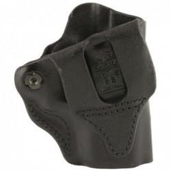 View 2 - DeSantis Gunhide Mini Scabbard Belt Holster, Fits Glock 43/43X, Left Hand, Black Leather 019BB8BZ0