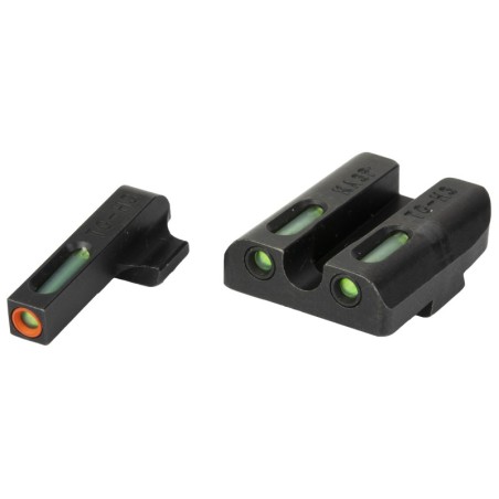 Truglo TFX Pro Square Front / U-Notch Rear Tritium / Fiber Optic Sight