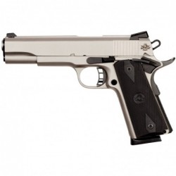 Armscor Rock Island 1911, Full Size, 45ACP, 5" Barrel, Steel Frame, Matte Nickle Finish, Synthetic Grips, 8Rd, 1 Magazine 51448
