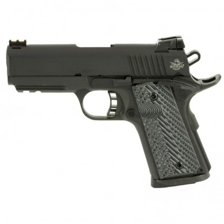 Armscor Rock Island, Tac Series Ultra CS, Semi-automatic, 1911, 45 ACP, 3.5", Steel, Parkerized, G10 Grips, Ambidextrous, Adjus