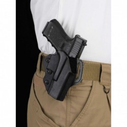 View 1 - DeSantis Gunhide Facilitator Belt Holster, Fits Glock 17/22, Right Hand, Black Kydex 042KAB2Z0