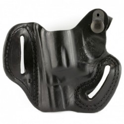 View 2 - DeSantis Gunhide Thumb Break Mini Slide Belt Holster, Fits S&W J-Frame, Right Hand, Black Leather 085BA02Z0